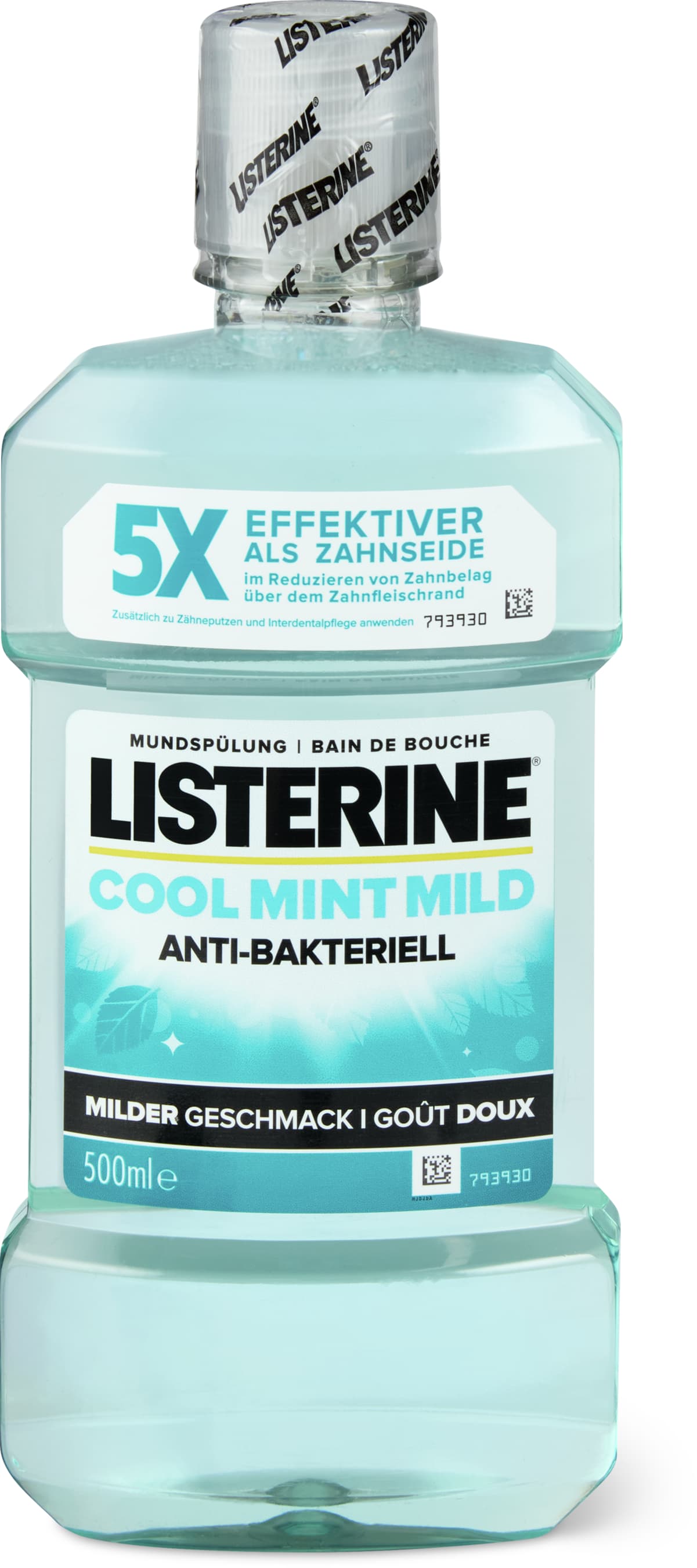 Listerine Bain de bouche Cool Mint doux 500ml